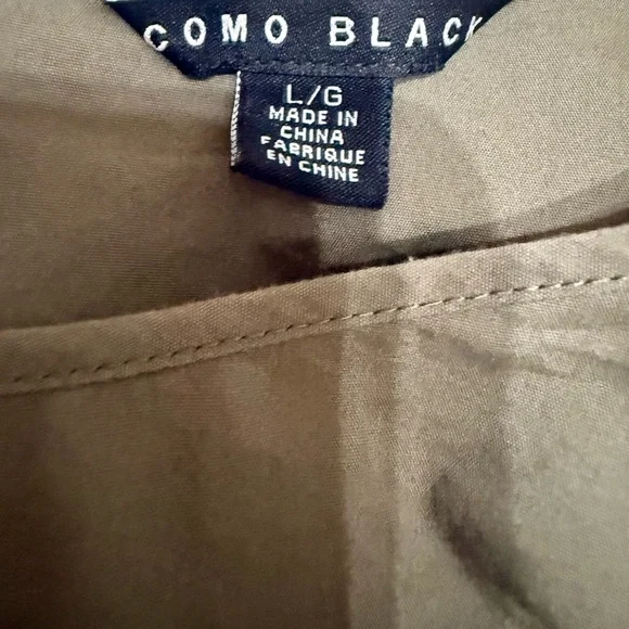 Cute Olive Blouse with Bow Details Sweet Soldier - Picture 3 of 4